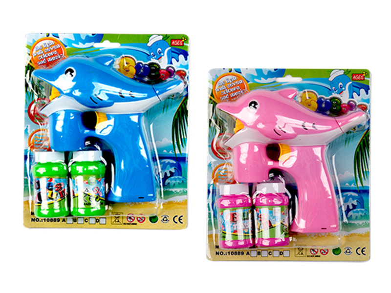 B/O Dolphin Bubble Gun With Light And Music