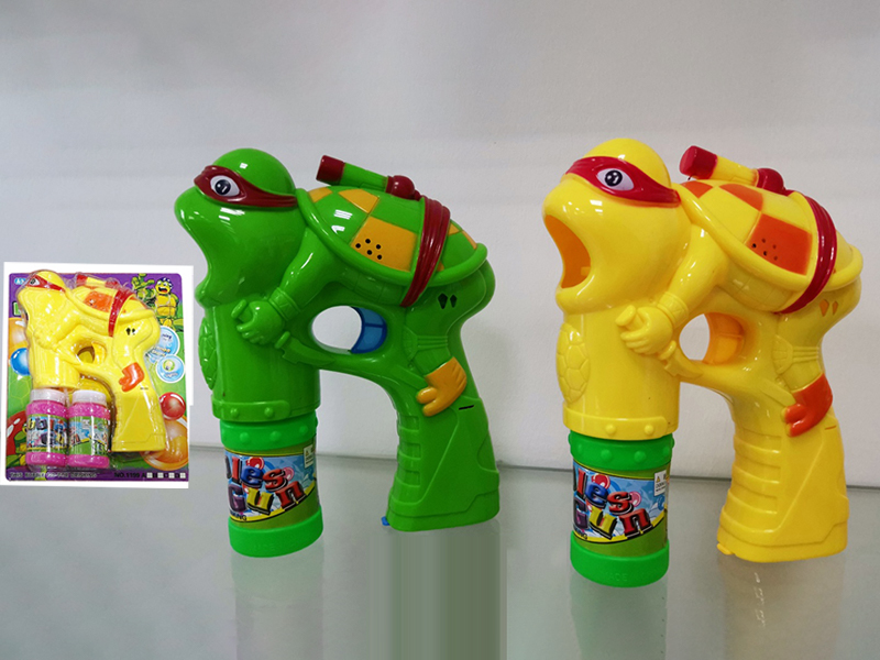 B/O Ninja Turtle Bubble Gun With Light Music