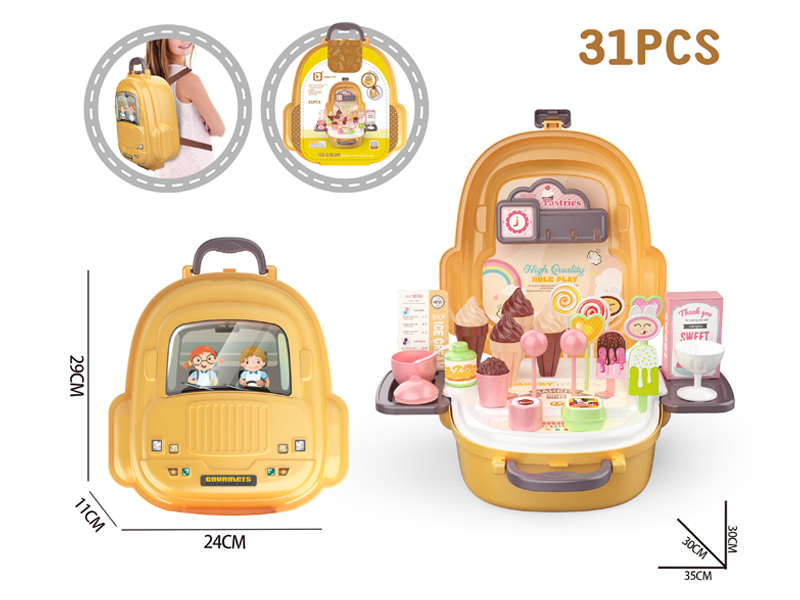 31PCS Ice Cream Backpack