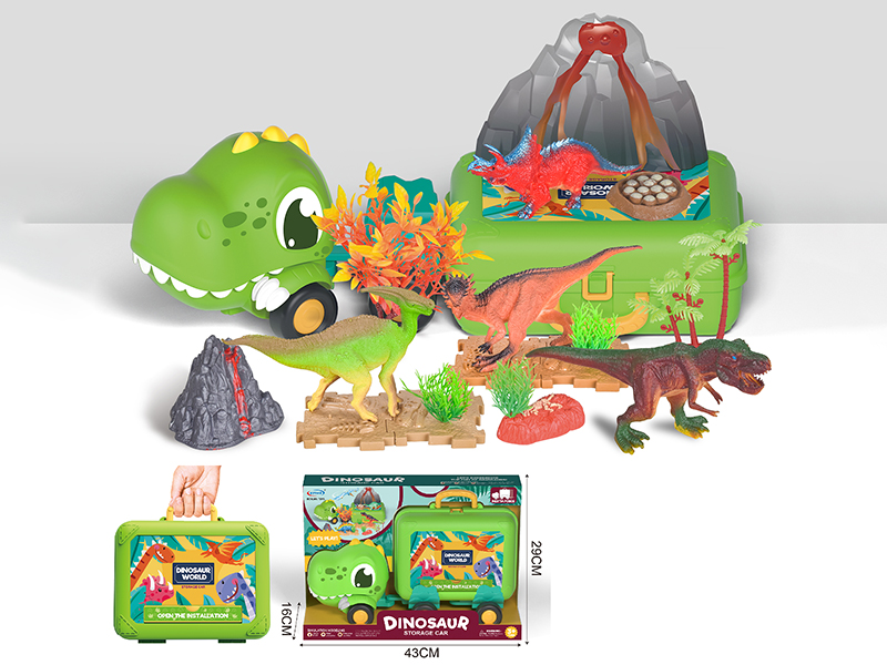 Dinosaur Friction Storage Car (Dinosaur Theme)