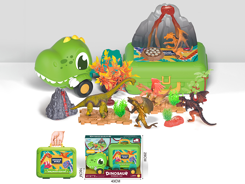 Dinosaur Friction Storage Car (Dinosaur Theme)