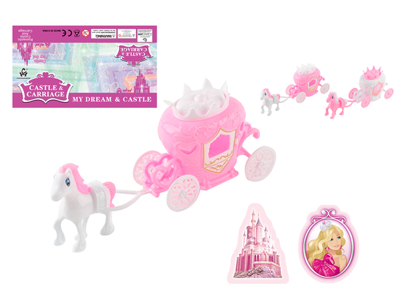 Pink Crown Princess Carriage