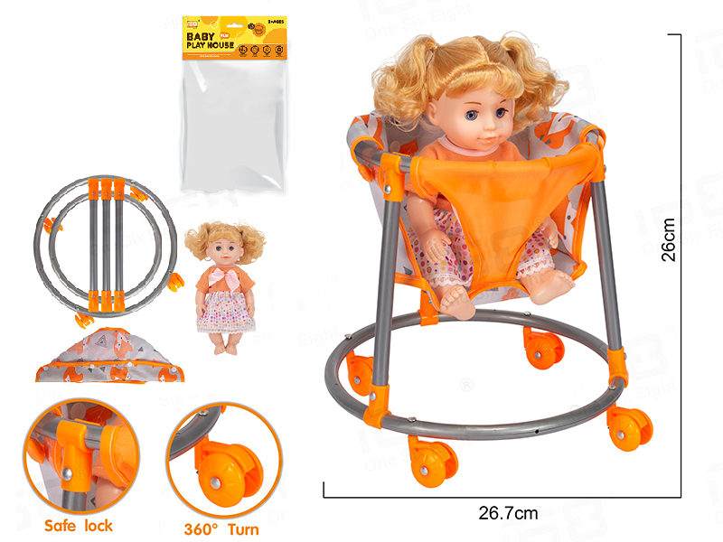 Toy Walker + Doll