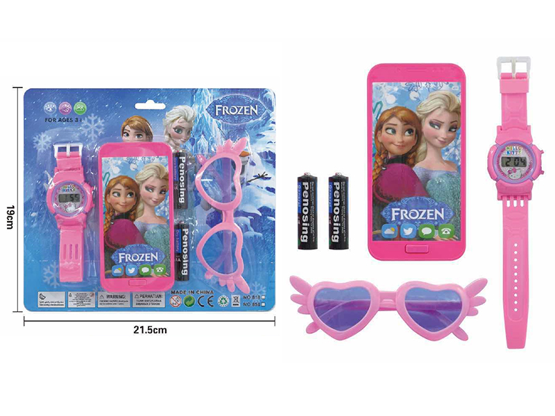Frozen Mobile Phone + Glasses + Watch