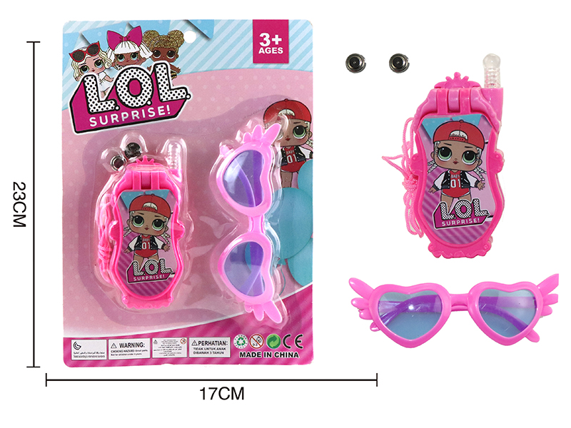 Surprise Doll Clamshell Phone + Glasses