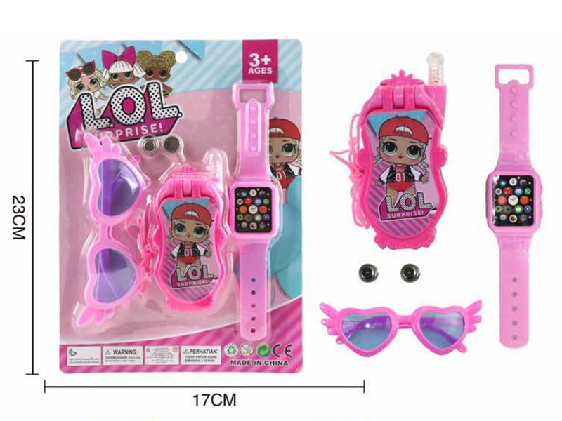 Surprise Doll Clamshell Phone + Glasses + Watch