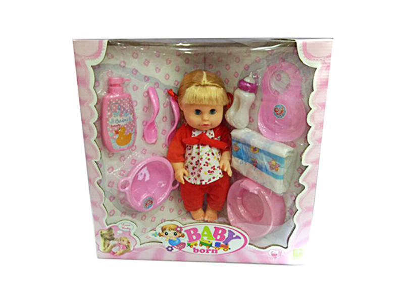 12 Inch Plastic Lined Doll Can Urinate