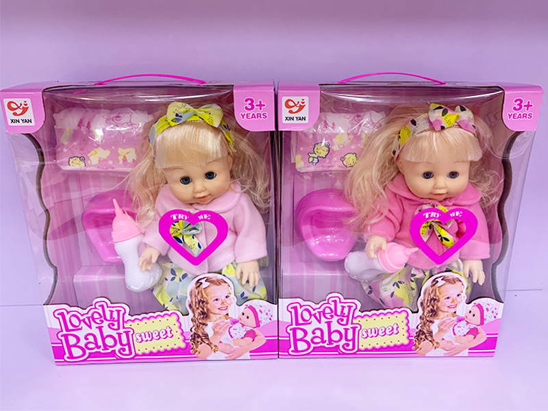 12 Inch Plastic Lined Doll Can Urinate