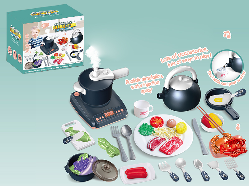 Simulated Spray Kitchen Set