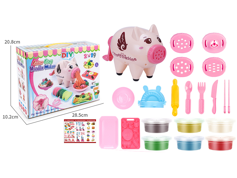Color Clay Pig Noodle Maker