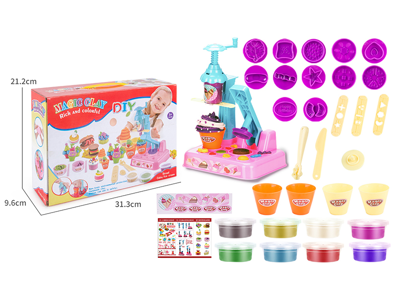 Color Clay Burger Ice Cream Maker