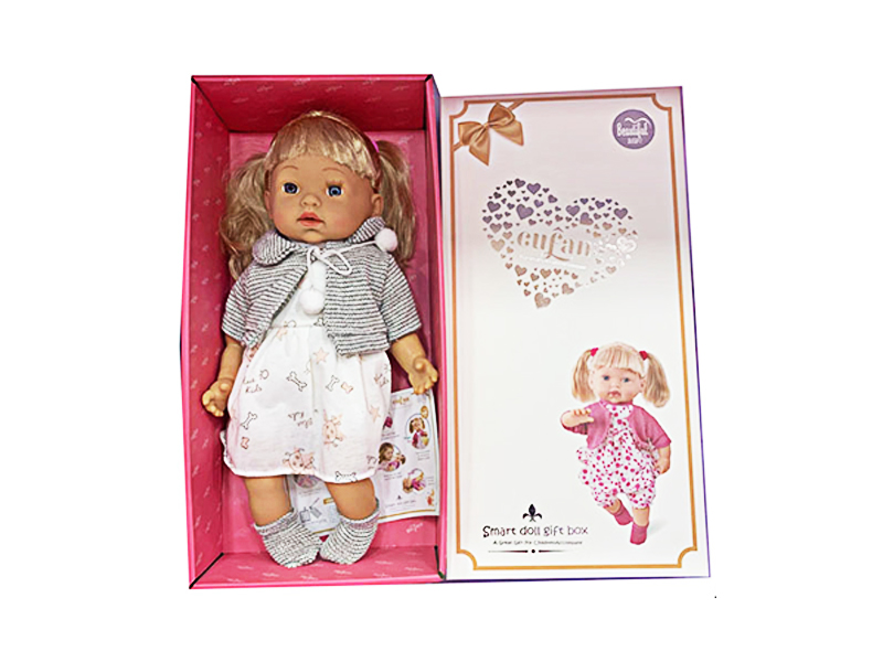16 Inch Vinyl Hand And Foot Touch Girl Doll