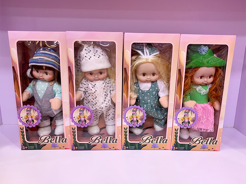 14 Inch Cotton All-Round Spotted Ic Doll