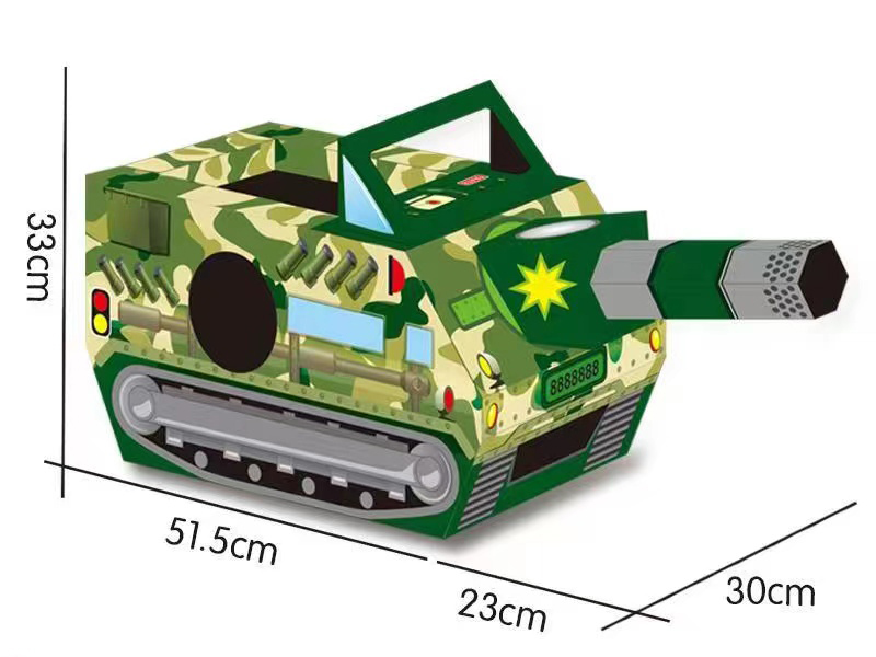 Wearable Cardboard Tank Cosplay