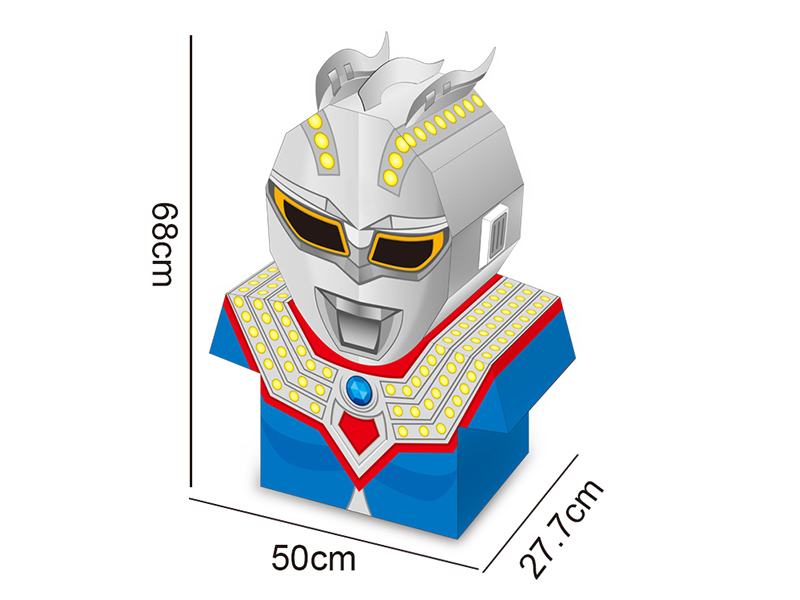 Wearable Cardboard Ultraman Cosplay