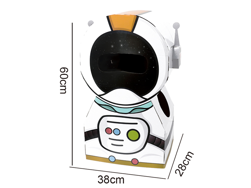 Wearable Cardboard Astronaut Cosplay