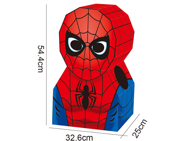 Wearable Cardboard Spider-Man Cosplay