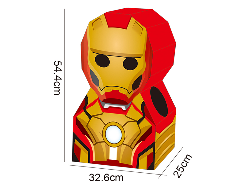 Wearable Cardboard Iron Man Cosplay