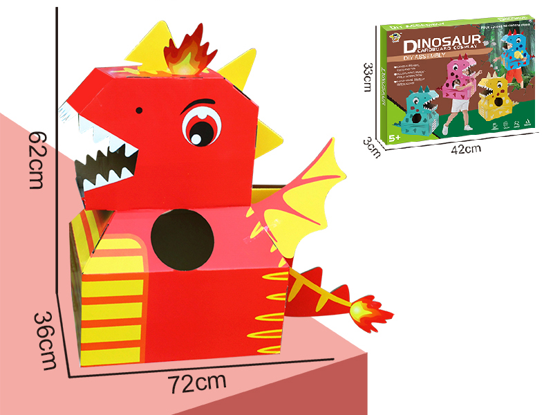 Wearable Cardboard Charizard Cosplay