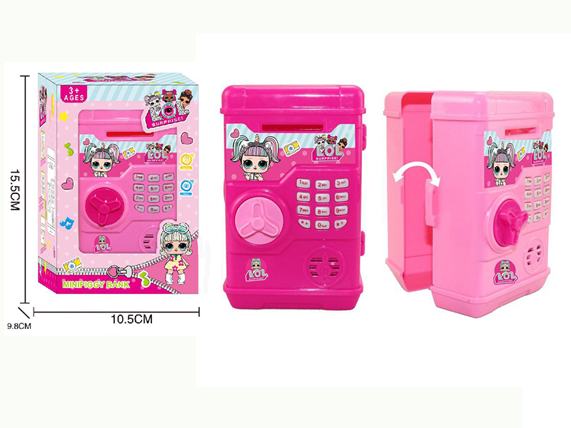 Surprise Doll Piggy Bank With Music,Voice Function
