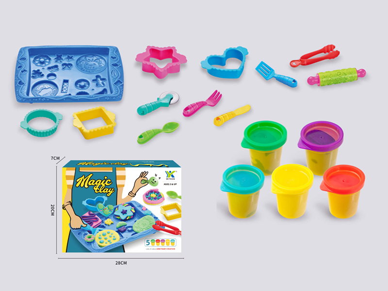 Cookie Plate Colored Mud Set