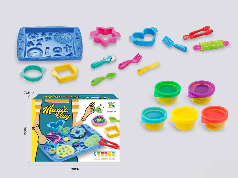 Cookie Plate Colored Mud Set