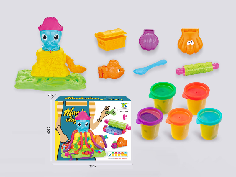 Octopus Colored Mud Set