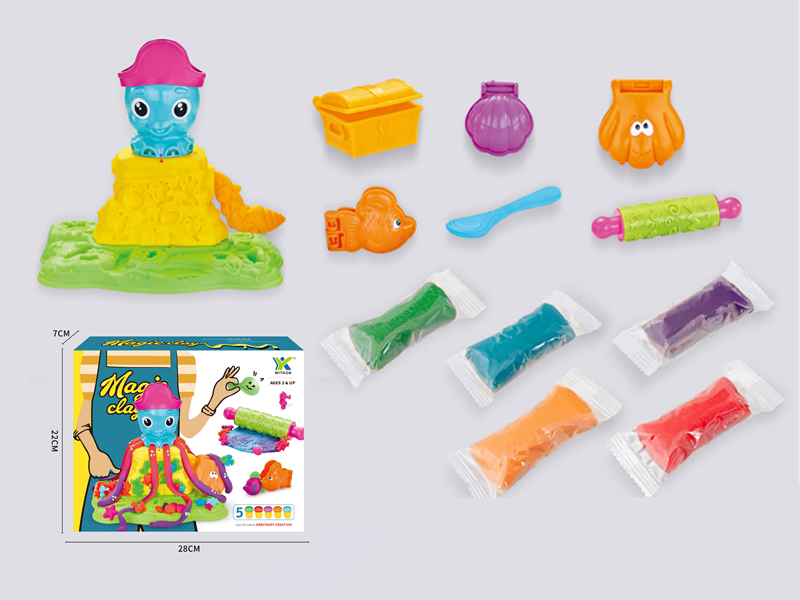 Octopus Colored Mud Set