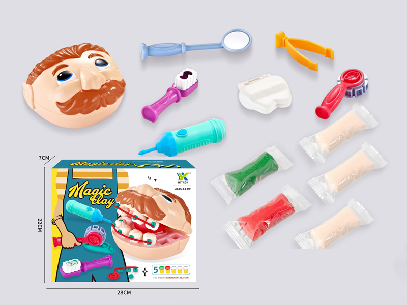 Dentist Colored Mud Set(B/O Dental Drill)