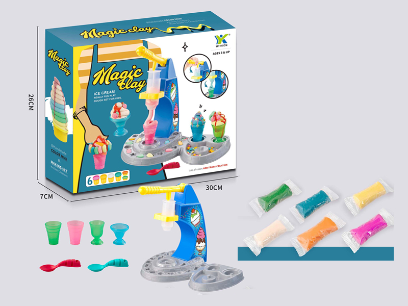 Ice Cream Machine Colored Mud Set