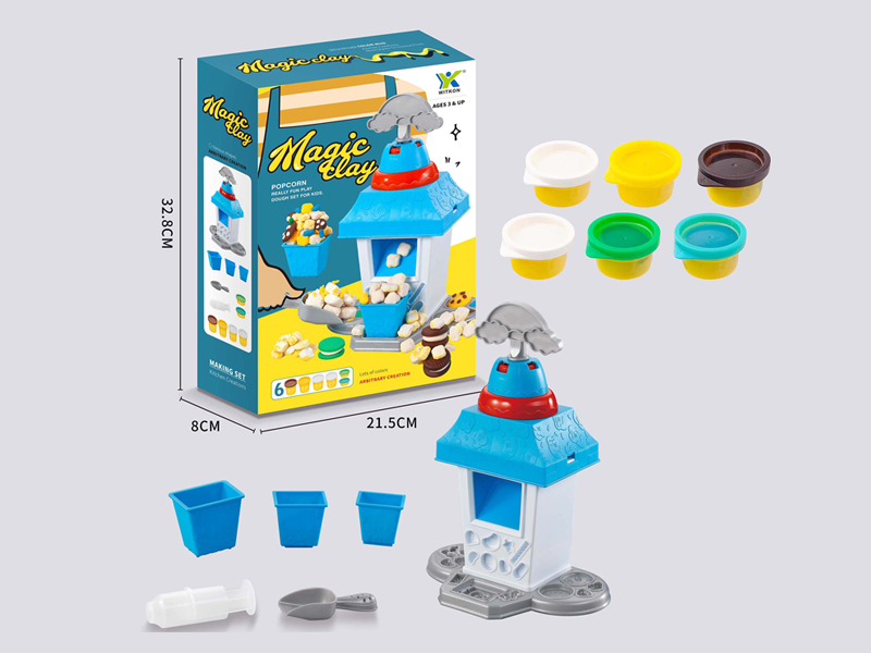 Popcorn Machine Colored Mud Set