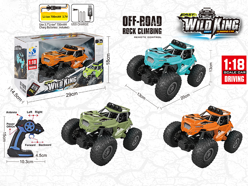 1:18 Remote Control Climbing Car