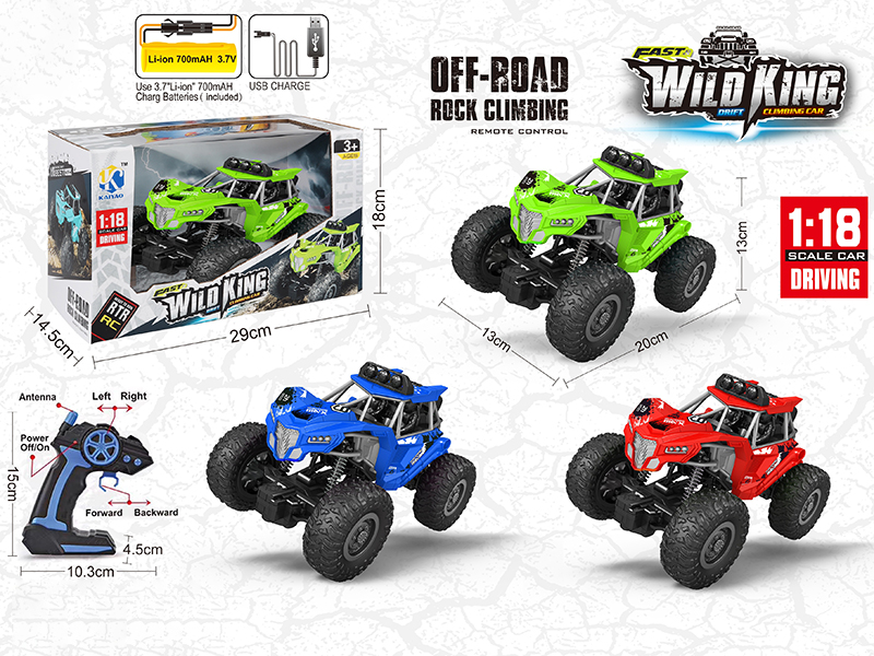 1:18 Remote Control Climbing Car