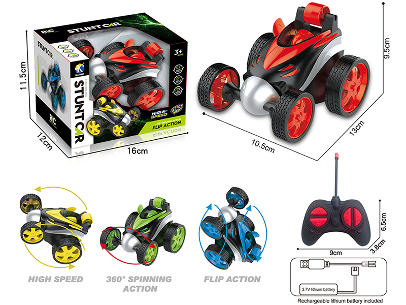 4-Channel Remote Control Stunt Car(With Light)
