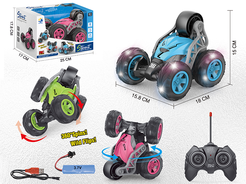 4-Channel Remote Control Stunt Car(With Colorful Lights)