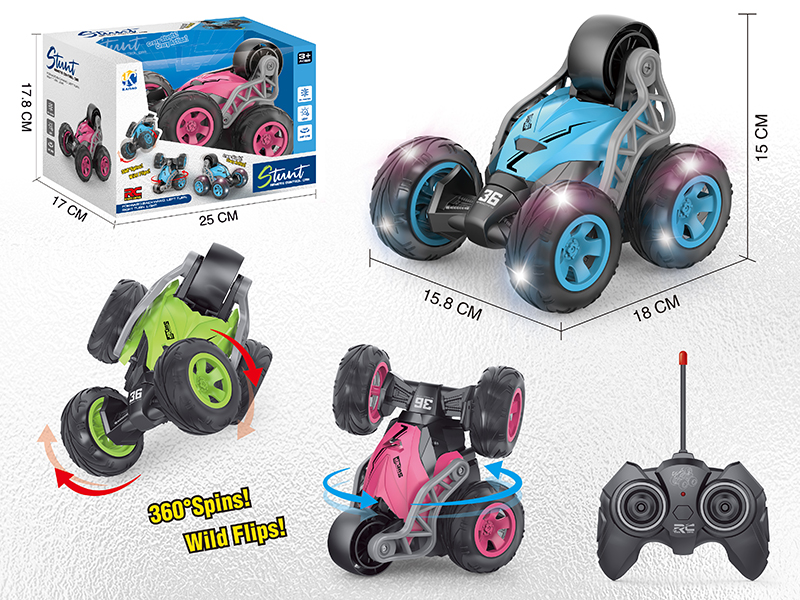 4-Channel Remote Control Stunt Car(With Colorful Lights)