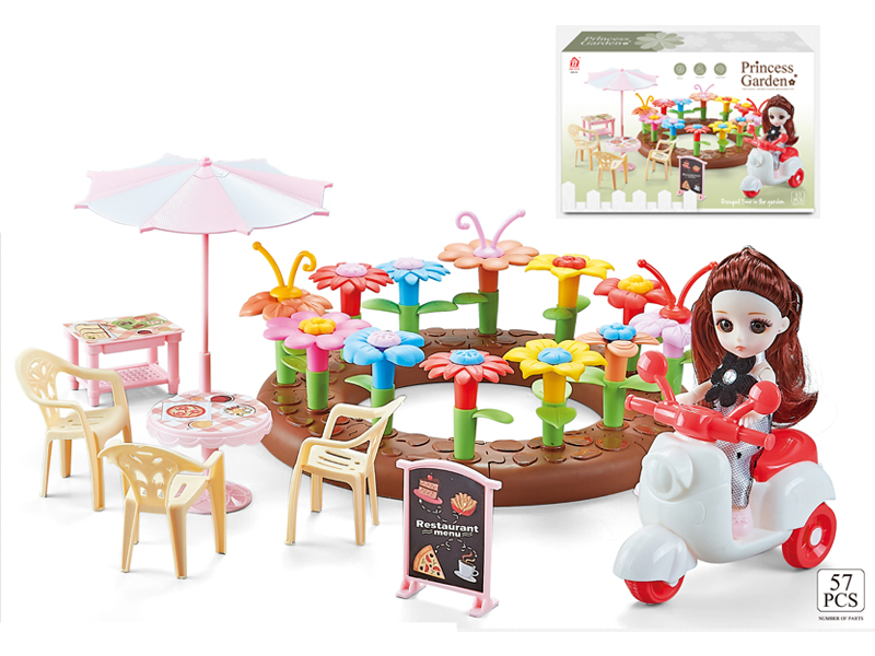 57PCS Assembled Garden Toys