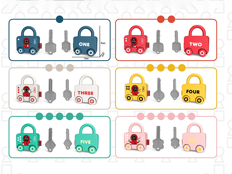 Matching Lock Car Toy(Squid Game)