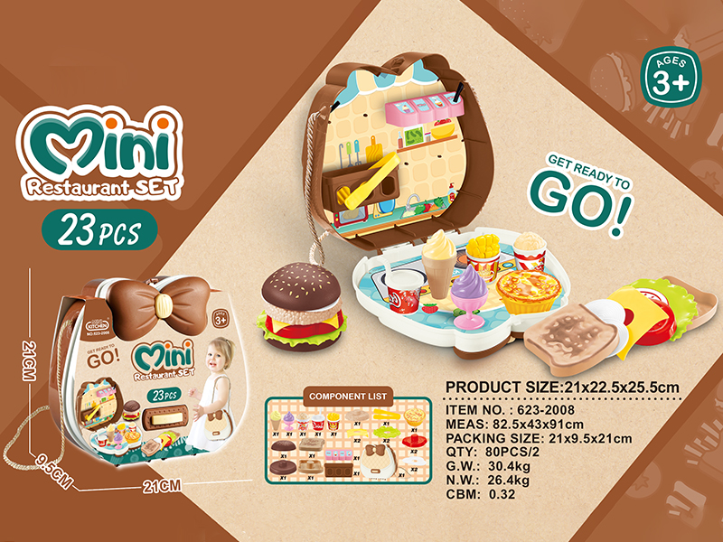 Mini Restaurant Set 23pcs