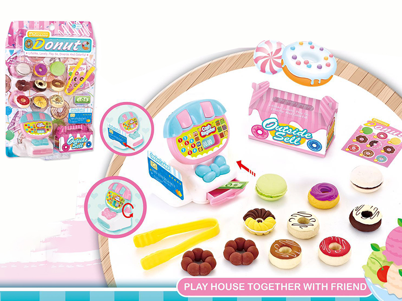 Mini Cash Register Donut Set