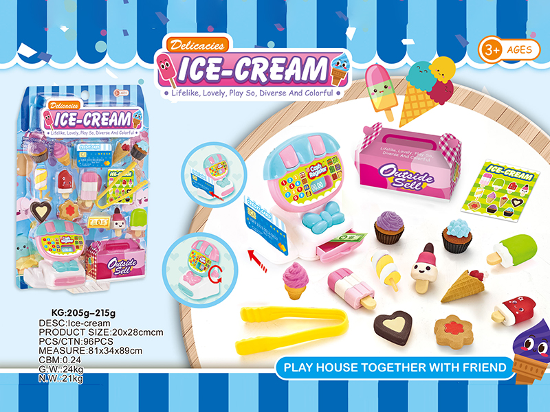 Mini Cash Register Ice Cream Set