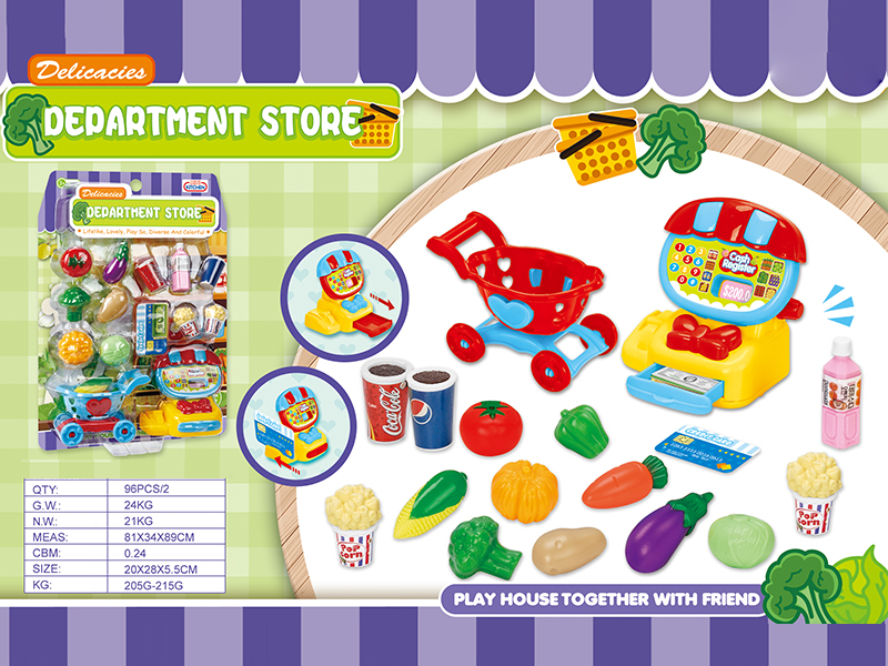 Mini Cash Register Department Store Set