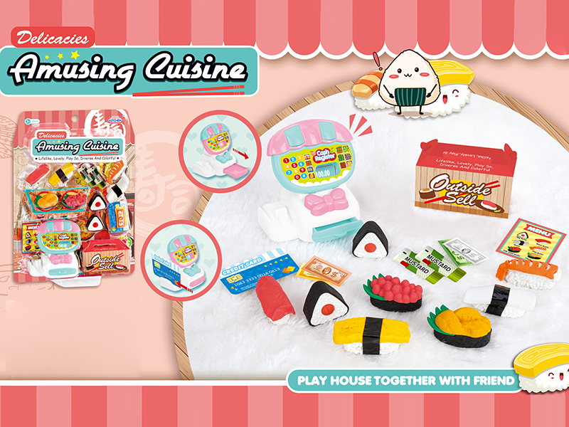 Mini Cash Register Sushi Set