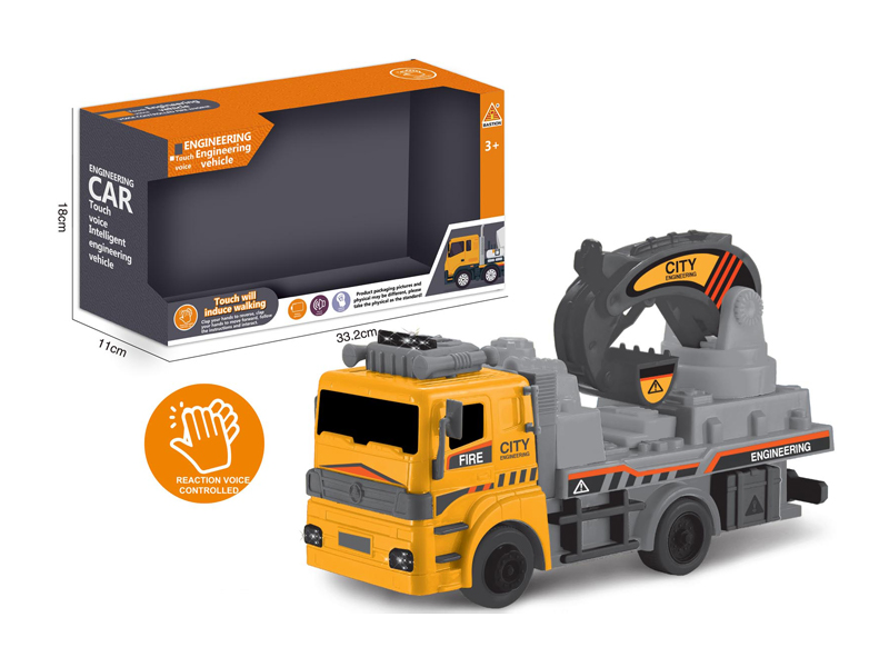 Sound Control Touch Engineering Vehicle With Light And Music