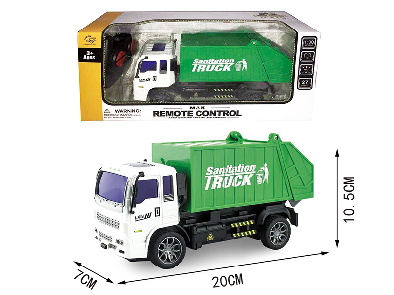 4-Channel Remote Control Sanitation Truck