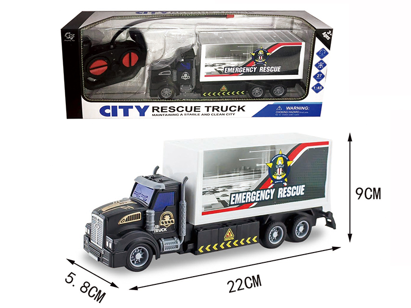 4-Channel Remote Control City Rescue Truck