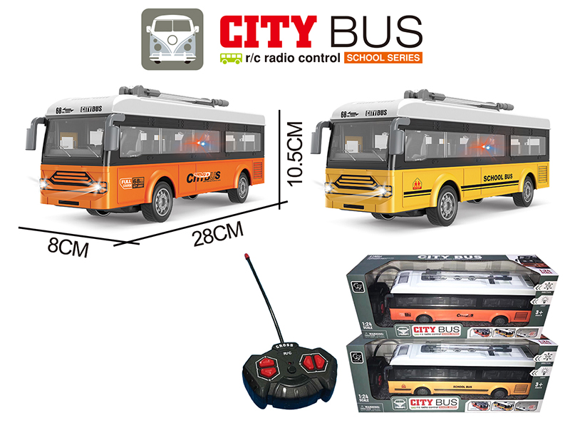 4-Channel Remote Control City Bus With Light