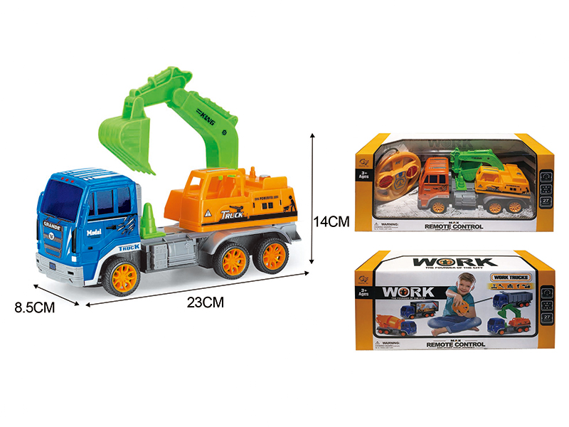 4-Channel Remote Control Engineering Truck