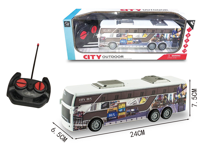 4-Channel Remote Control City Bus With Light