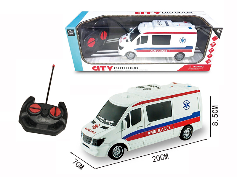 4-Channel Remote Control Ambulance With Light